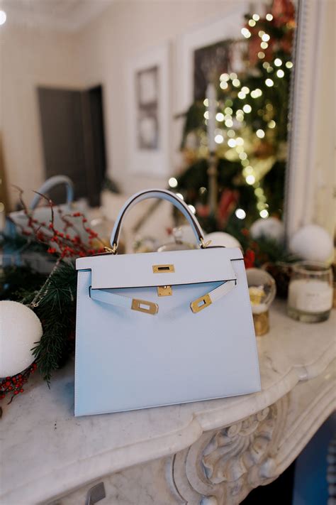 hermes kelly bleu brume 25